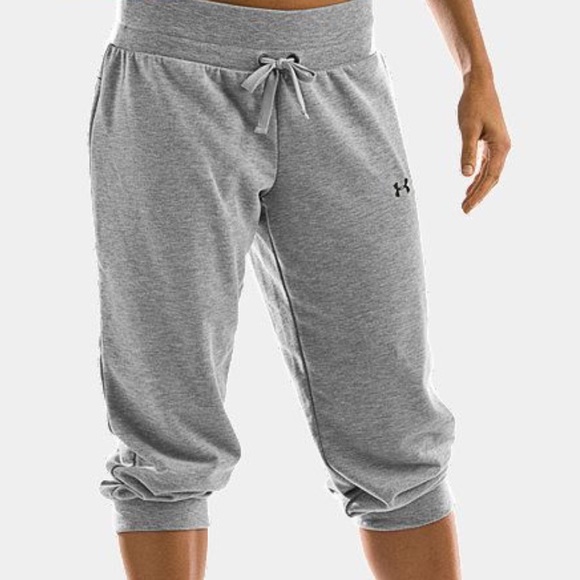 Under Armour Pants - Under Armour varsity French capri sweat pants